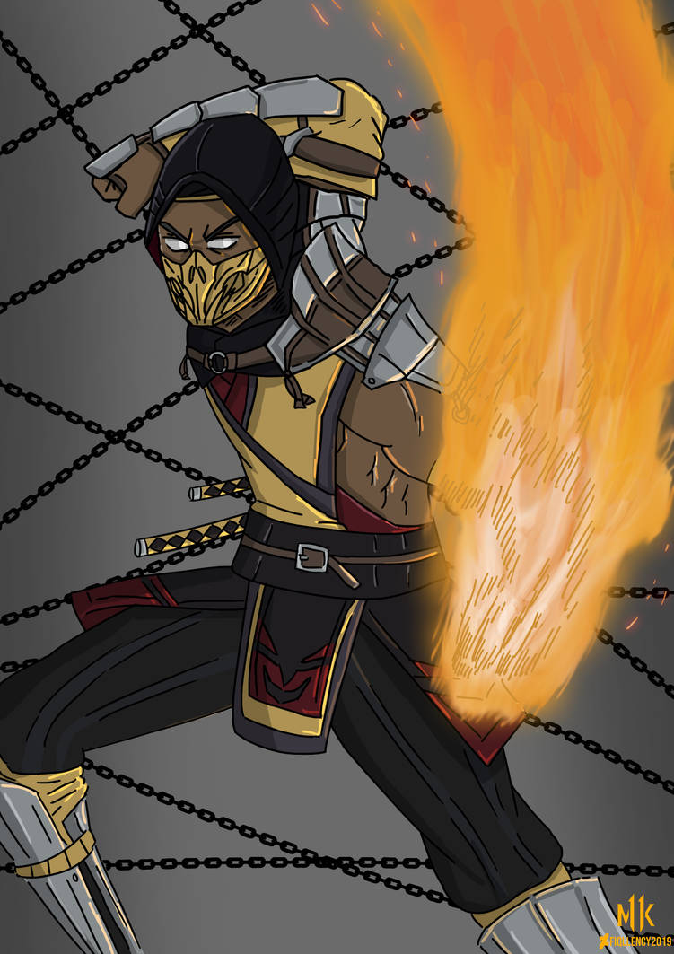 Mortal Kombat 11 - Scorpion by Fiqllency on DeviantArt