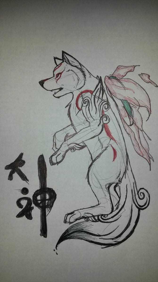 Okami Amaterasu by Miku-Nyan02