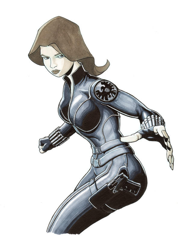 Black Widow, Agent of SHIELD by jtchan