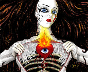 One-Eyed Doll: Break Album Cov by JennerCarnelian