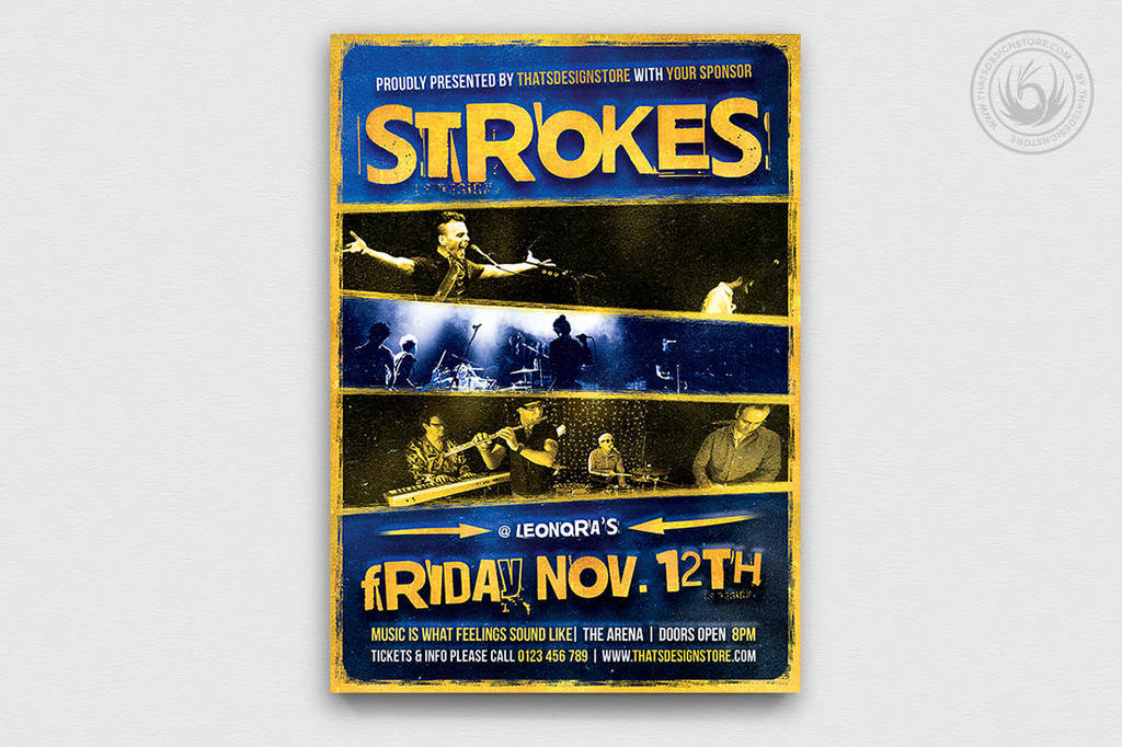 Live Concert Flyer Template V11 by Thats-Design