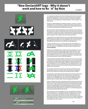 How Nsio would fix the new deviantART logo by Nsio