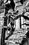 Batman doesn't knock on doors by ElieBongrand Batman doesn't knock on doors by ElieBongrand