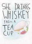 She Drinks Whiskey by shishah