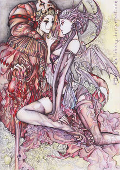 Devil and Jester by Hellobaby
