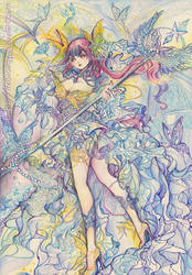 Nadeshiko - Butterfly Goddess by Hellobaby