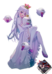 Boo And Princess King Boo render by Tomoe-Waterfox