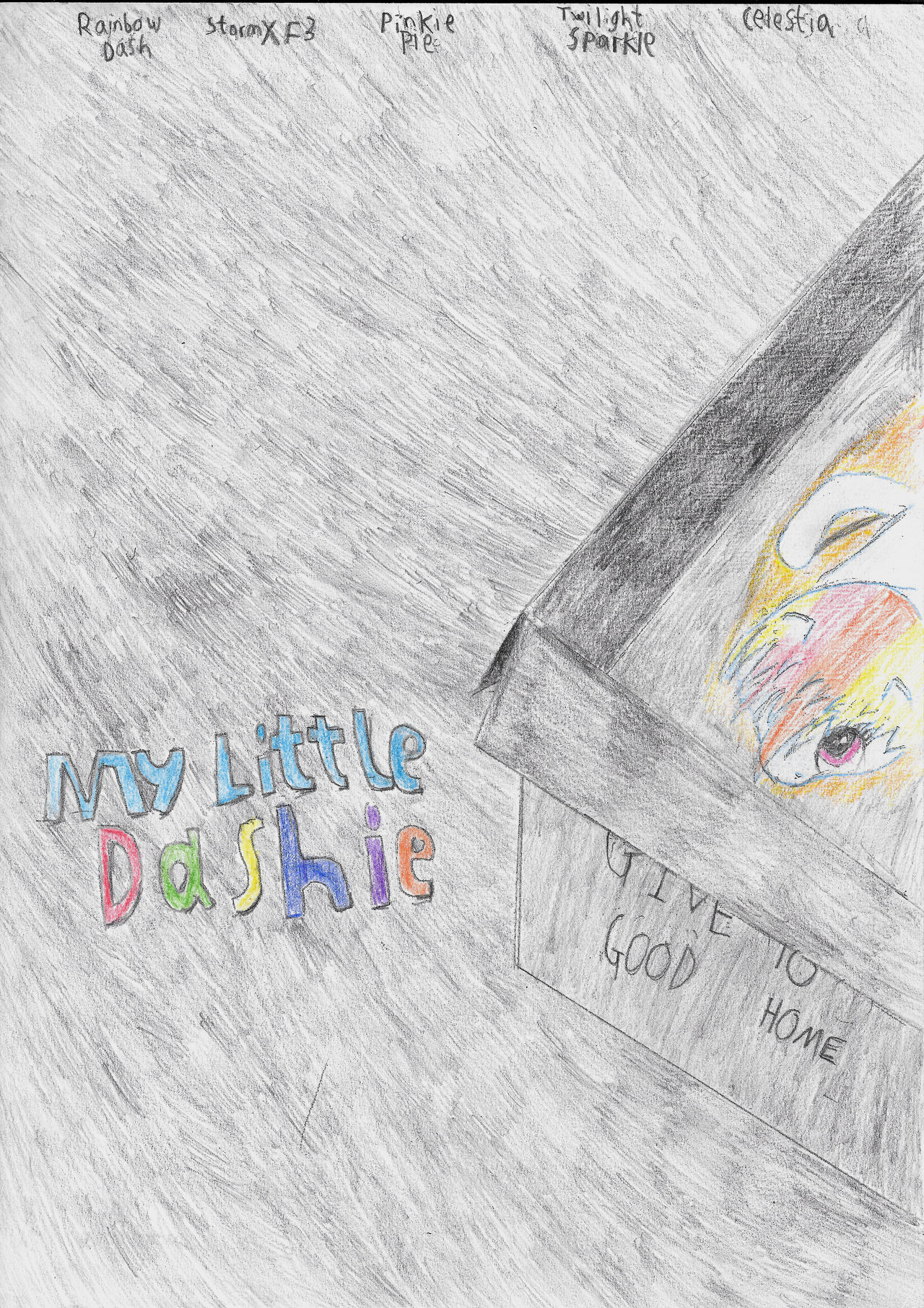 My Little Dashie Movie-Inspired Poster by Hexedecimal