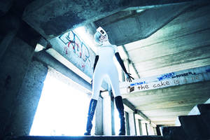 Cake is lie GLaDOS cosplay by Tenori-Tiger