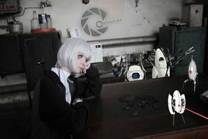 GLaDOS russiaworks cosplay sadness by Tenori-Tiger