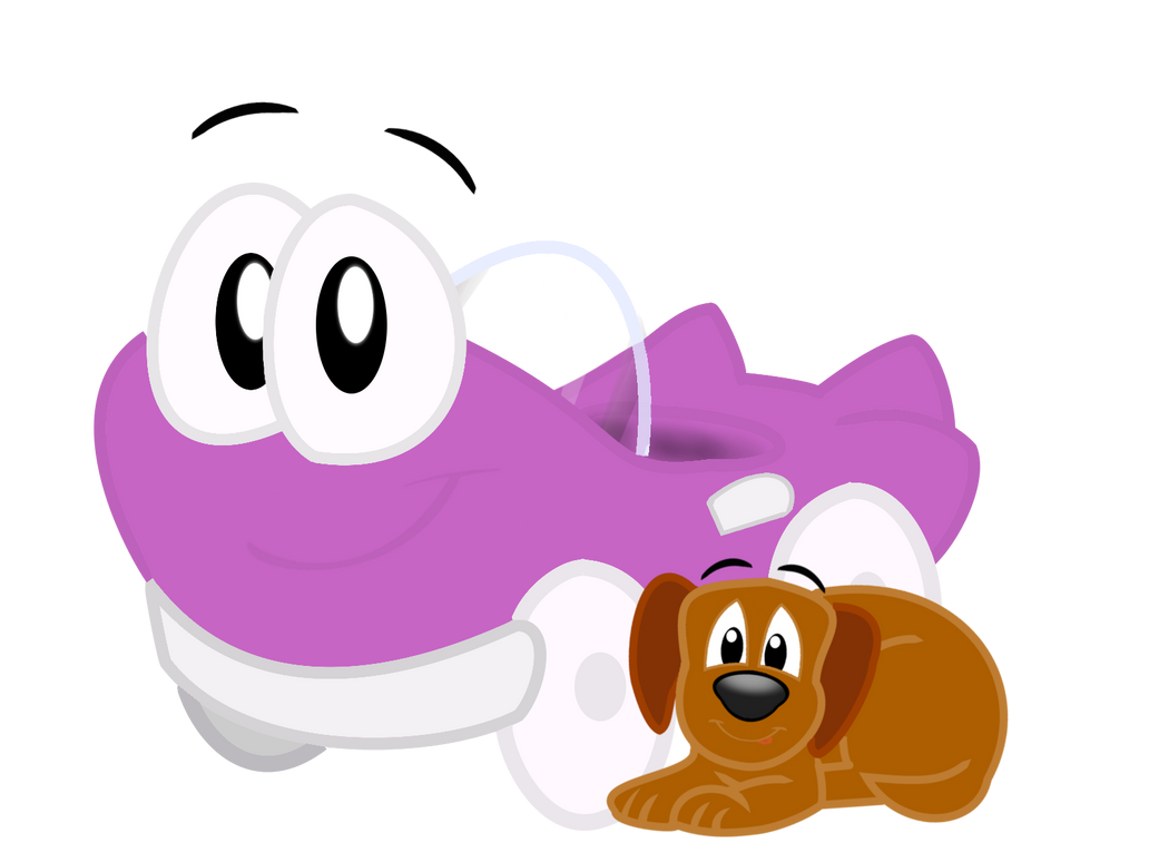 Putt-Putt The Car/Pep the pup by kuren247