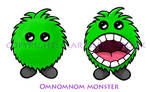 Omnomnom monster by MystiquePoet