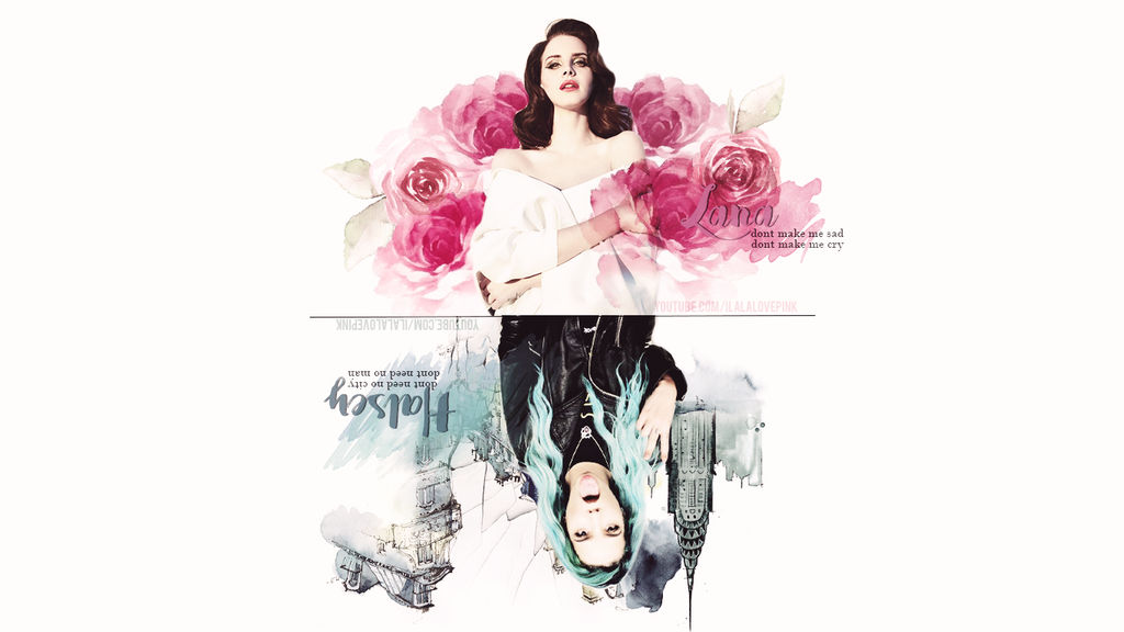 halsey/lana del rey { reversible wallpaper } by iheartpink ...