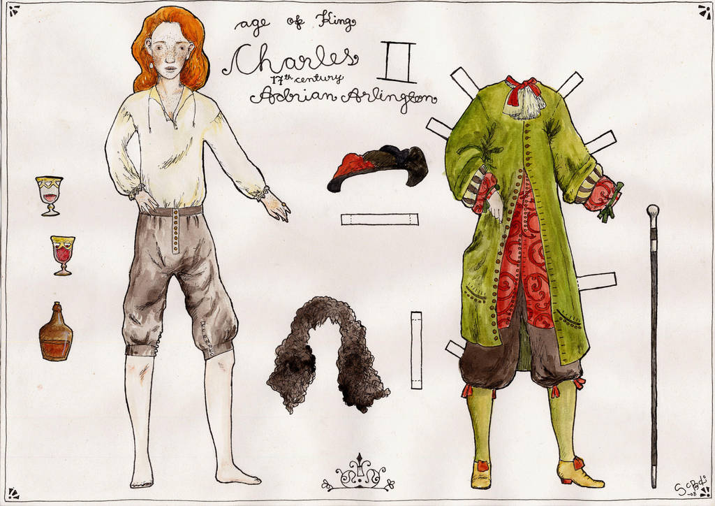 adrian arlington paper doll by beriquito