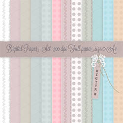 Digital Paper Set by adorabless