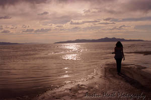 Salt Lake Sun Set by abheath