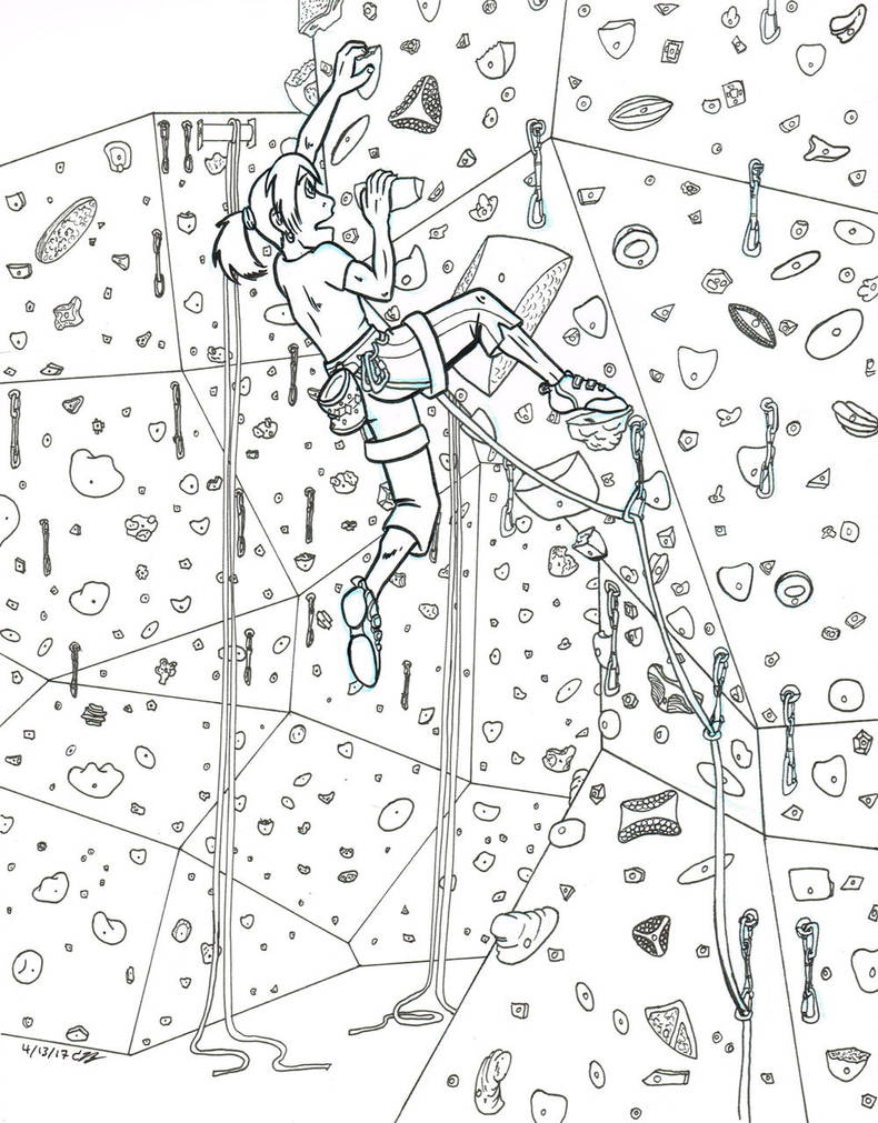 Climbing WIP by byakurai1313
