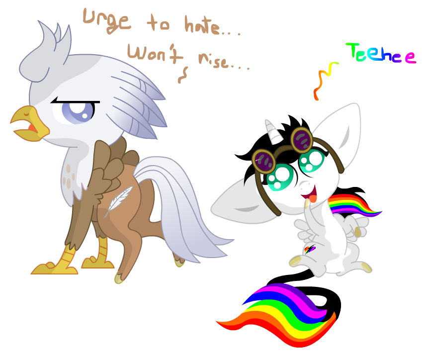 Chibi Silver Quill with Lightning Bliss by LightningBliss on DeviantArt