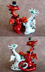 Dragon Wedding Cake Topper by DragonsAndBeasties Dragon Wedding Cake Topper by DragonsAndBeasties