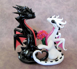Pink and Coral Dragon Topper by DragonsAndBeasties Pink and Coral Dragon Topper by DragonsAndBeasties