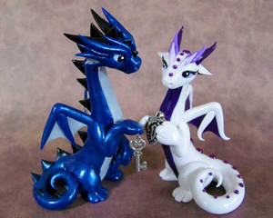 Lock and Key Dragon Topper by DragonsAndBeasties Lock and Key Dragon Topper by DragonsAndBeasties