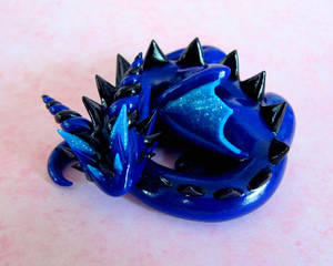 Sleepy Blue Dragon by DragonsAndBeasties Sleepy Blue Dragon by DragonsAndBeasties