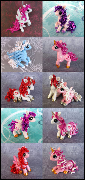 Valentine Ponies 2014 by DragonsAndBeasties Valentine Ponies 2014 by DragonsAndBeasties