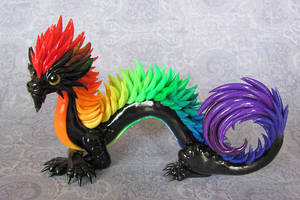Oriental Rainbow Dragon by DragonsAndBeasties Oriental Rainbow Dragon by DragonsAndBeasties