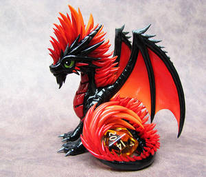 Firey Mohawk Dragon by DragonsAndBeasties Firey Mohawk Dragon by DragonsAndBeasties