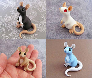 Four little ratties by DragonsAndBeasties Four little ratties by DragonsAndBeasties