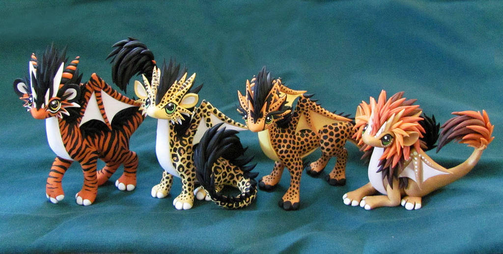 Big Cat Dragons by DragonsAndBeasties Big Cat Dragons by DragonsAndBeasties