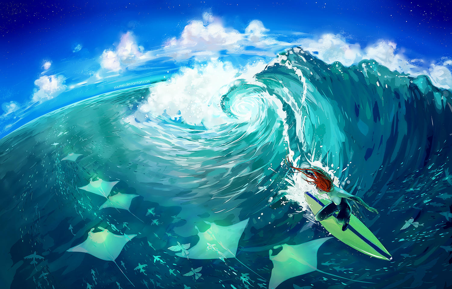 Blue Planet by yuumei