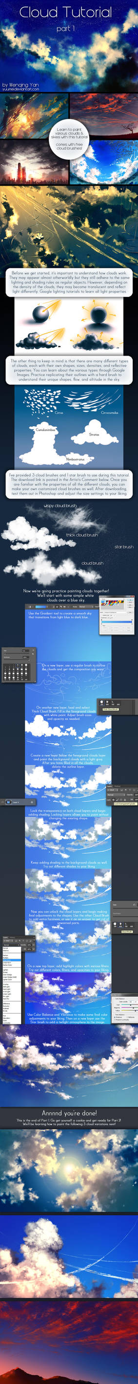 Cloud Tutorial Part 1 by yuumei