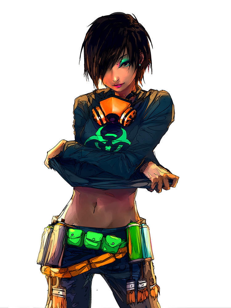 Fisheye Placebo: Jen by yuumei