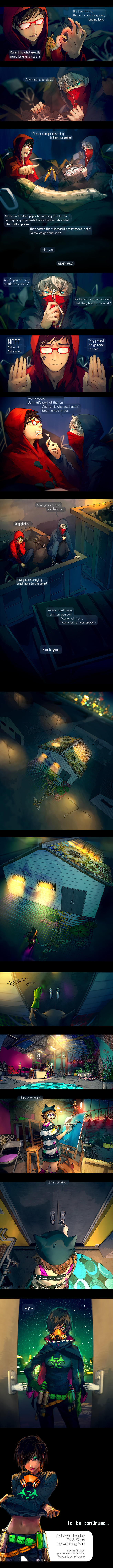 Fisheye Placebo: Ch1- Part 4 by yuumei