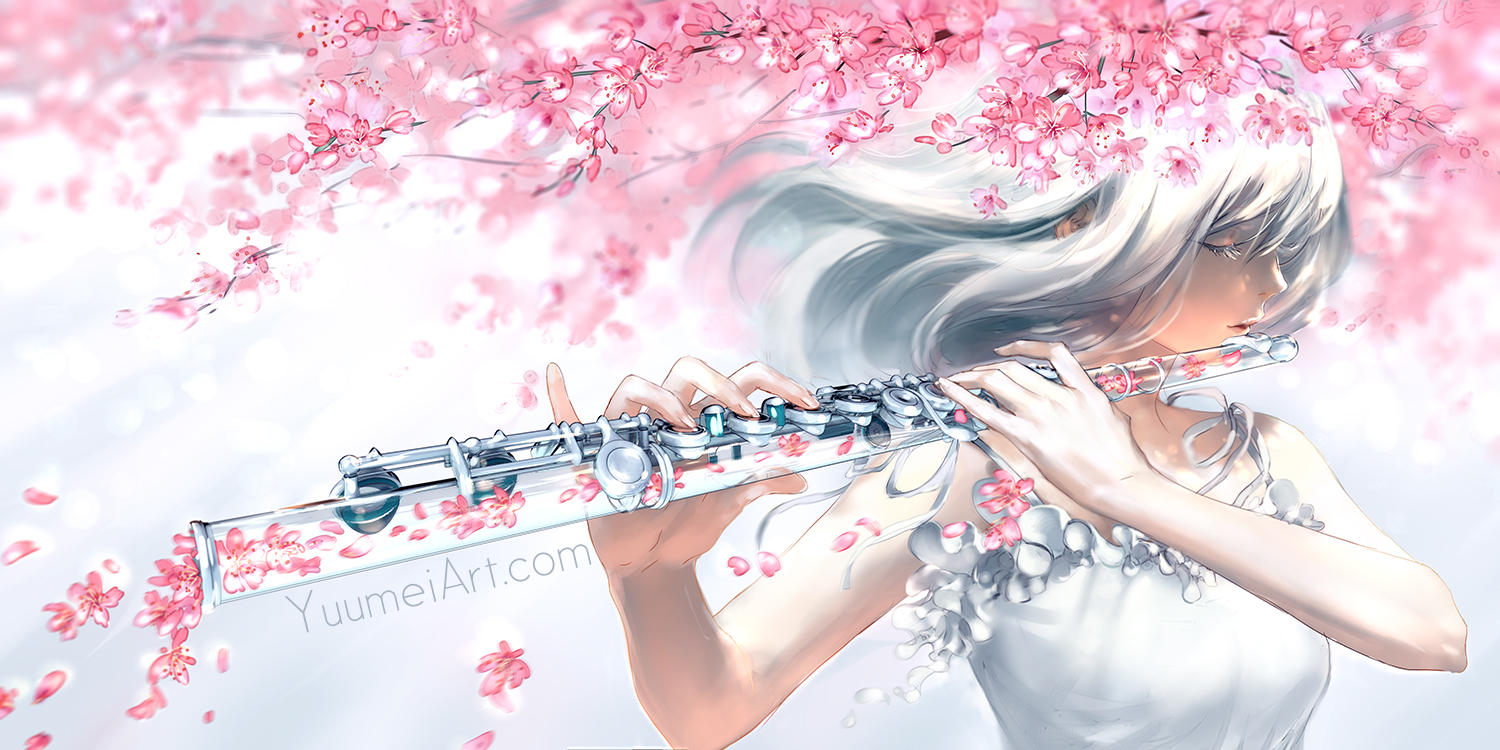 Petals Fall by yuumei