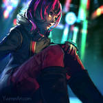 Neon Night by yuumei