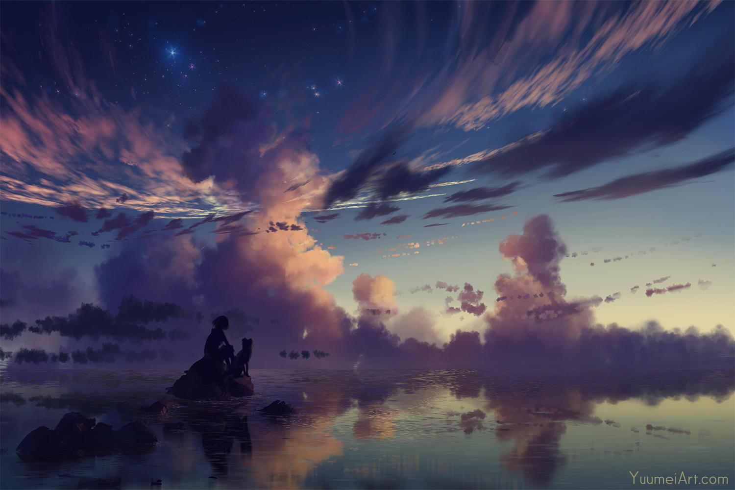 Bring Me the Moon by yuumei on DeviantArt