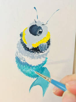 Merbee work in progress by camilladerrico