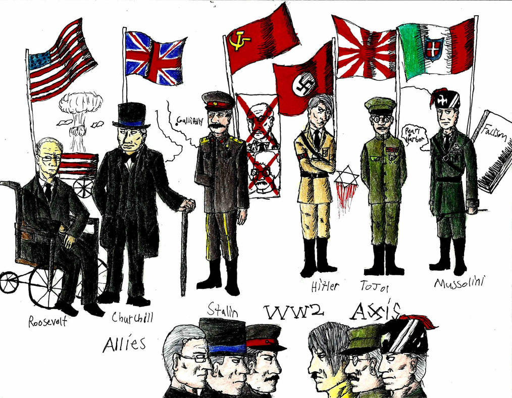 WW2 Leaders Allies vs Axis by PastaManiac53 on DeviantArt