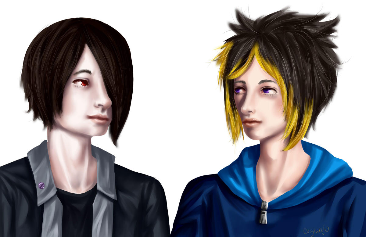 Jake and Zedof by MintyDinosaur