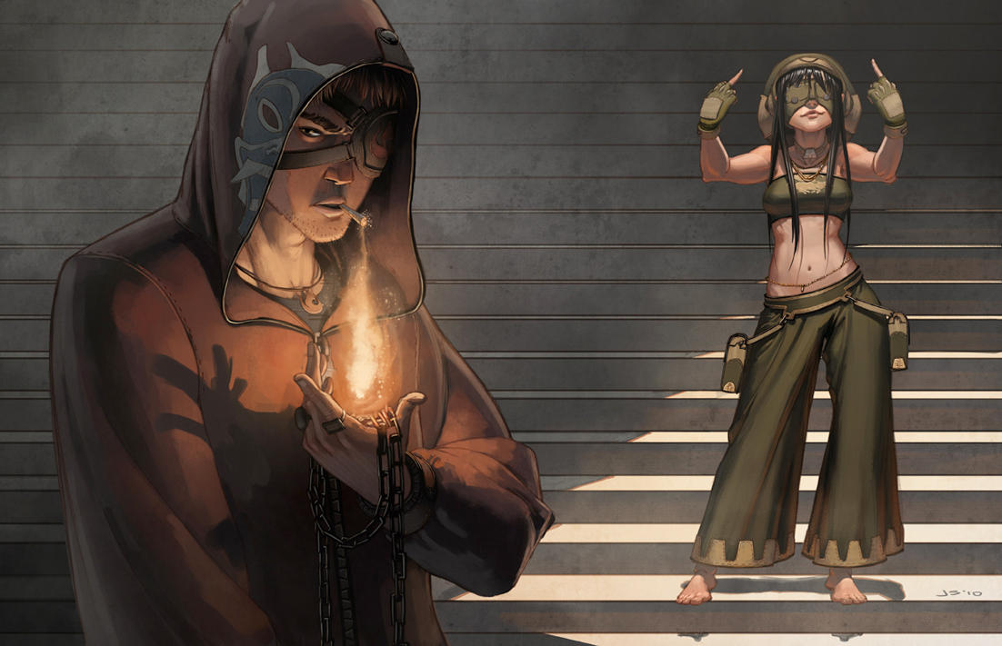 Avatar Street 2 Earth and Fire by dustsplat