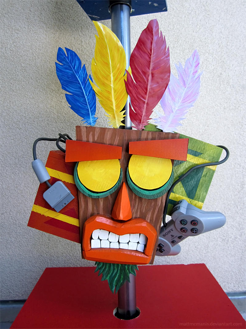 Aku Aku (Crash Bandicoot) by mattmcmanis on DeviantArt