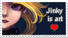 Jinky stamp by hariana