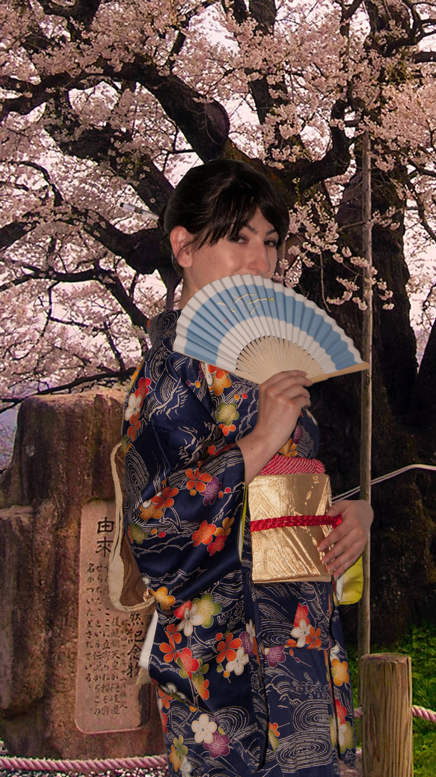 Kimono and Sakura by hariana