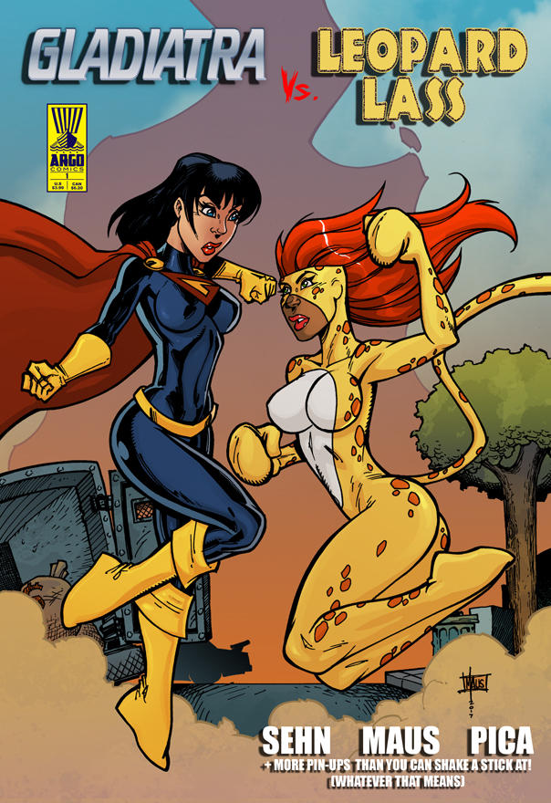 Gladiatra Vs. Leopard Lass by argocomics