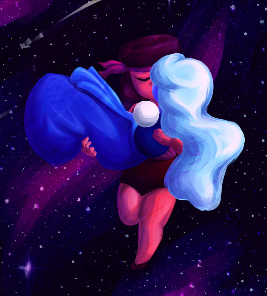 Damn I haven't been posting art often, I keep starting drawings but never finish them. SO here you go in all of my art block I at least finished some Steven Universe fanart. Idk if it's what anyone...