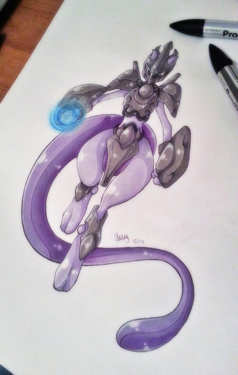 - Armored Mewtwo - by BioV-xen