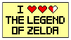 I Love The Legend of Zelda Stamp by ladybug95