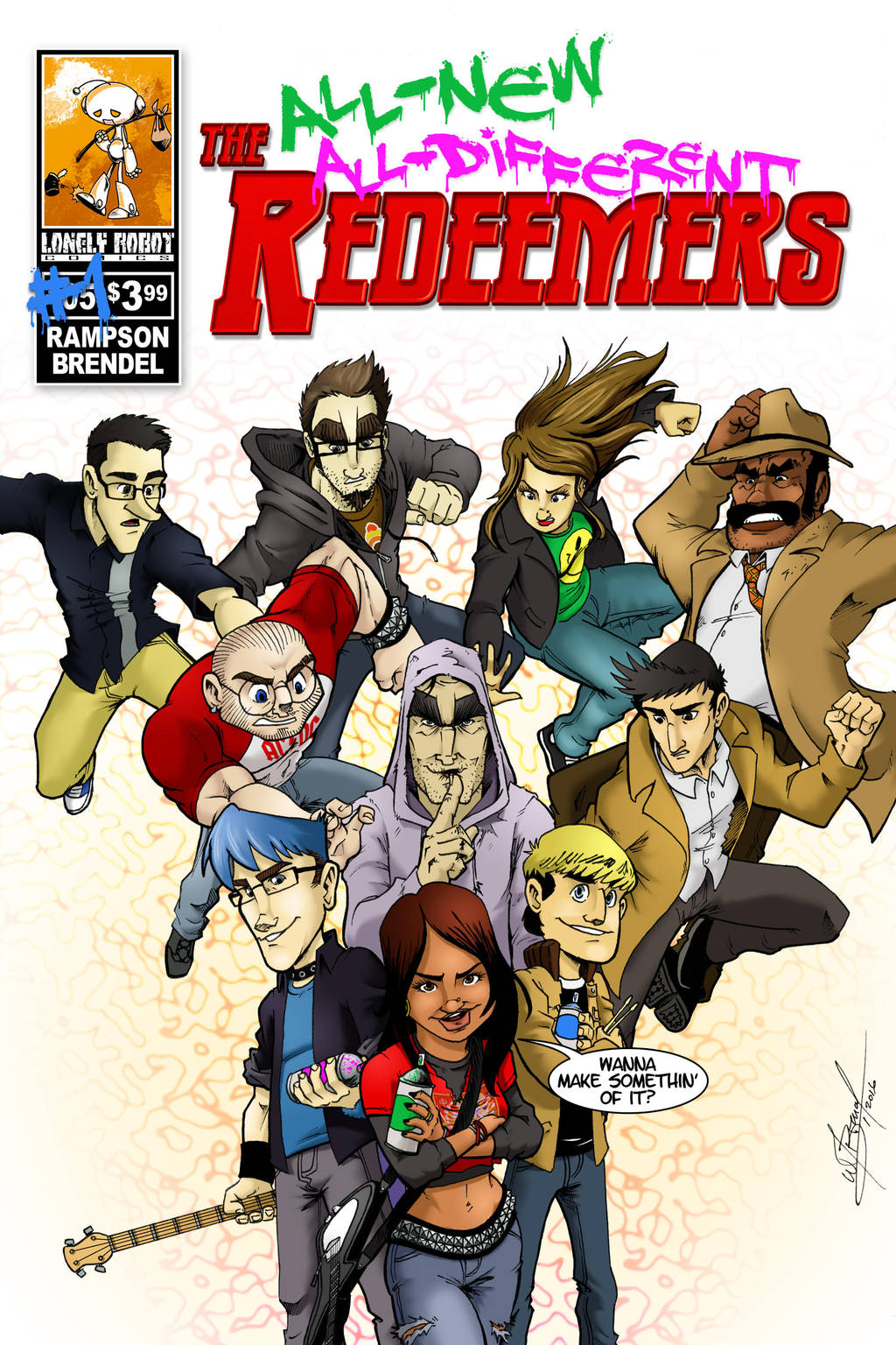 The Redeemers #5 cover by wheretheresawil